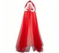 KMGDM Cape à capuche de Père Noël Mme Père Noël Capes à capuche Vampires Sorcière Cape Magicien Costume d'Halloween