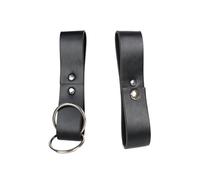 KMGDM Ceinture médiévale en cuir avec cordon de serrage - Bouteille de potion en liège - Accessoire de cosplay pour adulte, Noir , Skirt Clip Size:6.5x11.50cm, T18