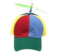 KMGDM Chapeau d'hélice coloré pour enfants et adultes - Chapeau de baseball amusant d'hélicoptère pour fête d'anniversaire