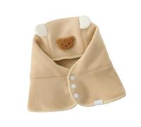 KMGDM Écharpe à capuche en polyester doux pour bébé - Coupe-vent - Design tout-en-un - Facile à porter pour 2 à 6 ans