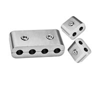 KMGDM Ensemble de serre-câbles universels pour vélo - Résistant aux intempéries - En alliage d'aluminium - Systèmes de routage de fils pour moto et voiture