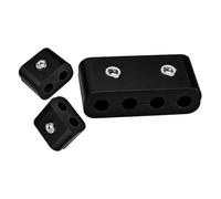 KMGDM Ensemble de serre-câbles universels pour vélo - Résistant aux intempéries - En alliage d'aluminium - Systèmes de routage de fils pour moto et voiture