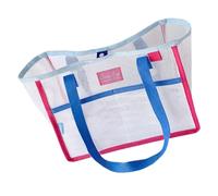 KMGDM Everyday Sac à main en maille avec double poignée | Entrée supérieure ouverte, détails en toile de polyester, sensation de transport légère