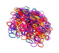 KMGDM Lot de 1000 élastiques à cheveux en caoutchouc pour queue de cheval - Outil de coiffure pour filles et nourrissons