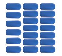 KMGDM Lot de 20 protège-doigts en élastomère non parfumé pour la cuisine - Durabilité renforcée et ergonomique, Bouche fermée bleue, taille unique