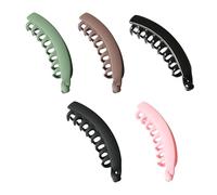 KMGDM Lot de 5 pinces à cheveux vintage motif léopard pour femme - Antidérapantes - Accessoires pratiques pour cheveux fins