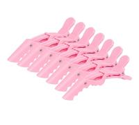 KMGDM Lot de 7 pinces à cheveux neutres à double charnière pour femme coiffure professionnelle utilisation en salon