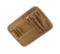 KMGDM Organisateurs de panneau d'insertion modulaires de sacs utilitaires pochettes d'administration crochet attaches support pour sac à dos accessoires insert panneaux organisateurs, marron