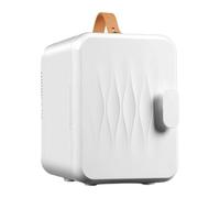 KMGDM Petit réfrigérateur avec poignée, refroidisseurs de 6 litres et refroidisseurs plus chauds pour les soins de la peau, les cosmétiques, les aliments et les boissons, réfrigérateur portable