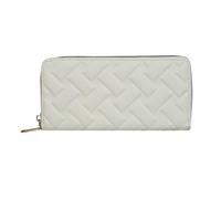 KMGDM Portefeuille long en cuir à deux volets, grands sacs à main d'affaires, porte-cartes de téléphone, étui cadeau pour cartes de crédit, blanc