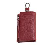 KMGDM Portefeuille pour femme - Porte-monnaie multifonction - Sac de rangement pour clés - Sac de monnaie élégant pour le quotidien, Re., 20x3.3x11cm, Conforme à l'image