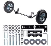 KMGDM Roues d'entraînement robustes en acier inoxydable pour motos tout-terrain 50 cc 110 cc avec un équilibre supplémentaire, installation facile