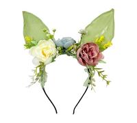 KMGDM Serre-tête élastique avec oreilles de lapins pour fêtes et cosplay