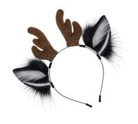 KMGDM Serre-tête réaliste en corne de cerf 3D pour fêtes costumées et usage quotidien