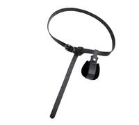 KMGDM Style médiéval réglable en cuir PU pour cosplay, accessoires de costume et fêtes à thème, Noir , 2.5x168cm/2.2x18cm/2.7x15cm, CST075BK