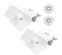 KMGDM Support de caméra de sécurité pour support de camping ou tube extérieur, pince à tête sphérique avec filetage de 6,35 mm, support de fixation pour panneau solaire