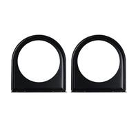 KMGDM Support de tableau de bord en métal noir antirouille avec trou de 5,1 cm pour modification de véhicule