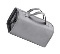 KMGDM Trousse de toilette de voyage imperméable à 4 compartiments amovibles à rouler et à ranger pour le maquillage - Sacs à suspendre pour femme, Rose Re, 7.5x10.5x14.5cm, Conforme à l'image