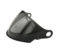KMGDM View Masque facial pour casque OF616, noir profond | Pièce de rechange avant en polycarbonate clip-Fit pour les besoins de soins de voyage dans la rue