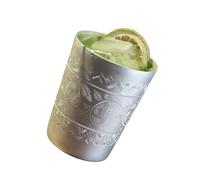 kmgfsd Styles de tasses en alliage d ' étain gravé de qualité Stable, gobelets à boissons portables de moscou pour ustensiles de ruraux à la menthe, capacité traditionnelle