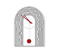 KMHHAG Horloge murale acrylique UV imprimée pour la maison, le salon, la chambre à coucher, décoration sans perforation, montre à quartz silencieuse