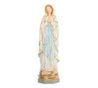 KMIMO 30cm Notre Dame de Lourdes Sculpture Statue pour la Maison autel décor résine catholique bénie Vierge Marie Statue Figure Cadeaux Religieux