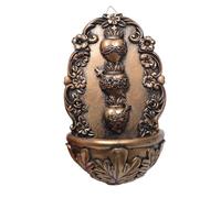 KMIMO Fonte d'eau Sainte pour la Maison Résine Sacré Cœur Holder d'eau Sainte pour Mur accroché Décor catholique Fontes d'eau Sainte pour Mur