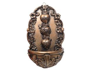KMIMO Fonte d'eau Sainte pour la Maison Résine Sacré Cœur Holder d'eau Sainte pour Mur accroché Décor catholique Fontes d'eau Sainte pour Mur