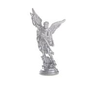 KMIMO Petite Statue de Saint Michel, Statue Arcangel de San Miguel pour Voiture, Maison, Bureau, décoration de Table, décoration de Tableau de Bord de Voiture, Cadeau de sécurité pour Les Nouveaux et