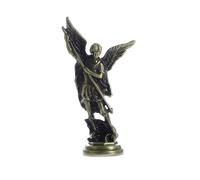 KMIMO Statue de Saint Michel, cadeau catholique San Miguel Arcangel pour voiture, maison, bureau, décoration de table, décoration de tableau de bord de voiture, cadeau de sécurité pour les nouveaux et