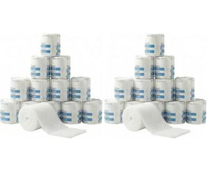 KMINA Bande de Rembourrage Ouate, 5 cm x 2,7 m, sous Plâtre (12 pcs) (Lot de 2)