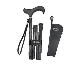 KMINA Canne de Marche Pliable en Fibre de Carbone, Réglable