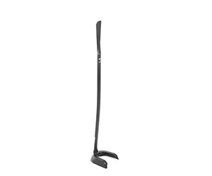 KMINA Chausse-Pied Long Métal (76 cm), Manche Ergonomique Antidérapant, Accessoire Chaussures Seniors et Adultes, Robuste, Noir