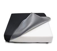 KMINA Coussin Anti Escarres Fessier (Densité Moyenne), pour Fauteuil Roulant et Chaise, Mémoire de Forme, Housse Tissu 3D Respirante - Made in Europe