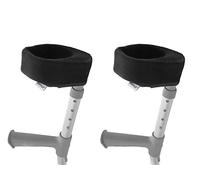 KMINA Coussinets et Rembourrages pour Béquilles (x2 Unités), Poignée en Mousse, Housse Confort Médical - Fabriqué en Europe