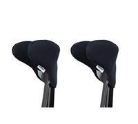 KMINA Coussinets pour Béquilles de Coude (x2 Unités), Poignée Rembourrée en Mousse avec Housse Confort, Protection Main et Coude Médicale - Made in Europe
