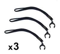 KMINA Dragonne Canne de Marche, Sangle Poignet, Attache Bâton (3 pcs)