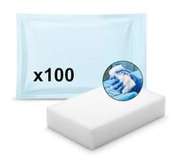KMINA Éponges Savonneuses (100 Unités) CHG 4%, Usage Unique avec 20 ml par Unité, Mousse Abondante pour le Lavage Hygiénique des Mains et la Peau Saine