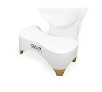 KMINA Marche Pied Toilette Adulte (18 cm), Tabouret WC Physiologique, Anti-Constipation, Repose Pied, Escabeau