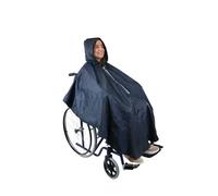KMINA - Protection Pluie Fauteuil Roulant (Doublure Intérieure Thermique), Sac Fauteuil Roulant, Poncho Imperméable pour Fauteuil Roulant, Cape de Pluie pour Fauteuil Roulant