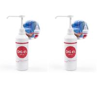 KMINA Solution Lavante Antiseptique Chlorhexidine 4% 500 ml, Mains (Lot de 2)