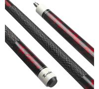 Kmise Ensemble de queues de Billard - Queues de Billard de 147 cm (1 pièce (595 g, Red))