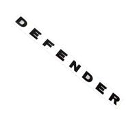 KMJGQWSC Emblème de Voiture Logo Badge pour Defender 90/110 Td5 1998-2007,Autoadhésive Carrosserie Blason Autocollant Décoration Accessoires,A-Bright Black