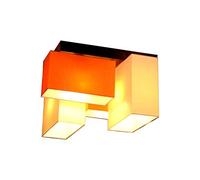 KML Plafonnier plafonnier Milano B2/2 MIX lampe top design 4 ampoules (crème-orange)