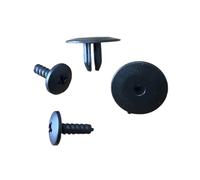 KMLONG 40 pièces 7mm capot pare-chocs doublure capot isolation phonique vis garniture Clips Rivet Convient for X1 X3 X5 Clip de capuchon de panneau de garniture de porte (10 pieces)