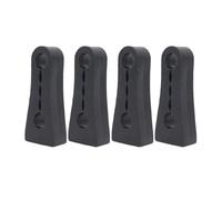 KMLONG Amortisseur sonore for serrure de porte, tampon d'amortissement adapté à Toyota, Land Cruiser Prado J150 J120 2002 - 2018 LEXUS, GX 400/460 butée de porte de voiture(4Pcs)
