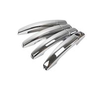 KMLONG Autocollant de garniture de poignée de porte de voiture, adapté for Opel, Zafira B, 2006-2011, adapté for Opel, Zafira Tourer C, 2012-2018, adapté for Vauxhall, Chrome F, revêtement d'habillage