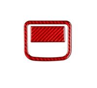 KMLONG Autocollants de panneau boîte rangement, Convient for Nissan, X-Trail Rogue T32 2013-2021 Autocollant de garniture de tableau de bord côté p(Red)
