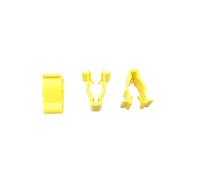 KMLONG Clip de fixation automatique for passage de roue de voiture, 50 pièces, Clip fixe for garniture, Convient for Civic CRV HRV jaune Clip de capuchon de panneau de garniture de porte automobile