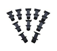 KMLONG Clip panneau plastique for porte voiture, retenue poussée, Rivets panneau carrosserie Convient for W124 R129 W140 W202 Clip de capuchon de panneau de garniture de porte (20 Pieces)